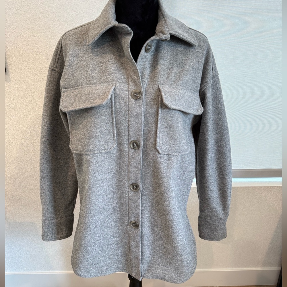 H&M Gray Utility Jacket for Women